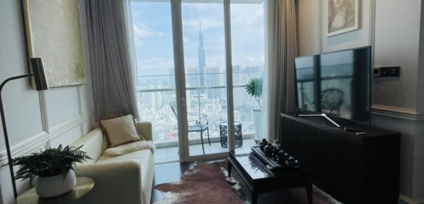 Cho thuê căn hộ 3PN 120m2 full nội thất như hình view sông Sài Gòn tại Vinhomes Golden River Q1